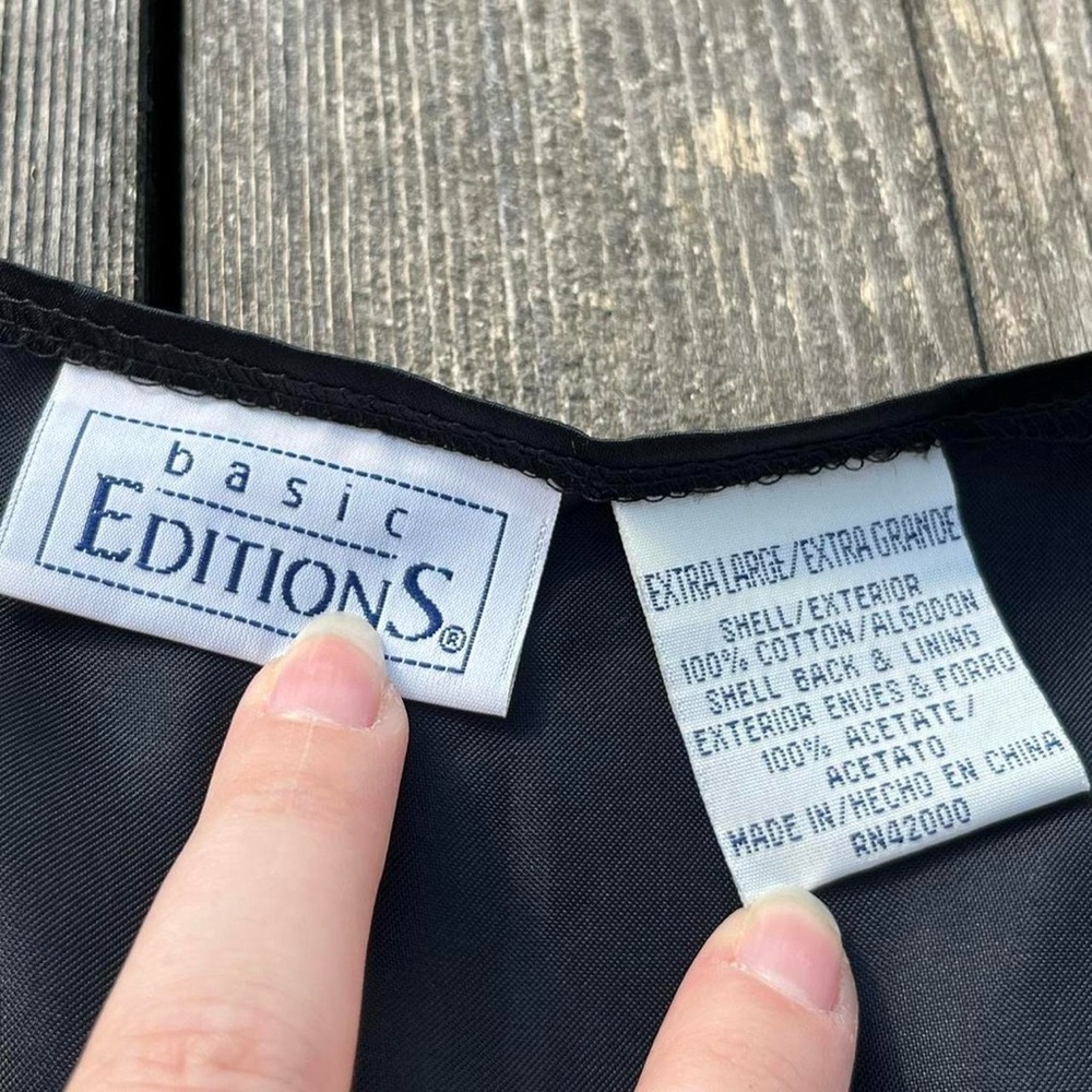 Basic Editions Jack O’lantern Print Halloween Vest - image 4